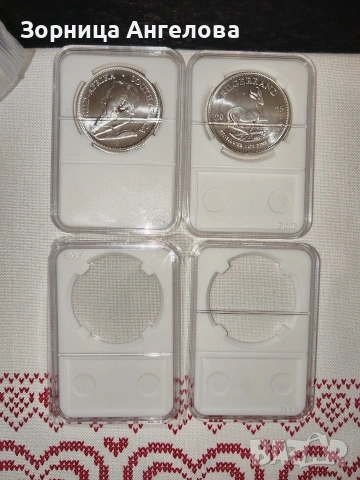 Единични кутии за съхранение на монети, 10 броя в опаковка, 40 мм диаметър. , снимка 2 - Нумизматика и бонистика - 53627008