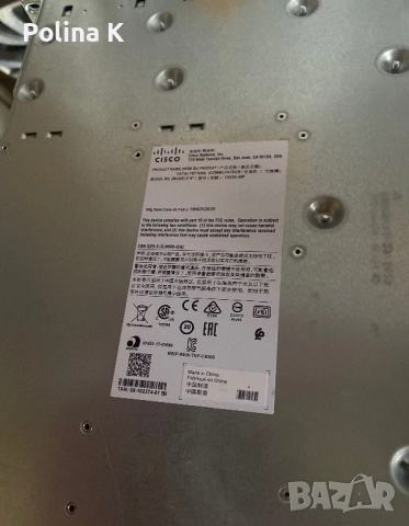 Cisco суич ( switch) C9300-48p / комутатор, снимка 4 - Суичове - 52504570