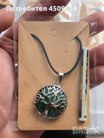 Колие дървото на живота с естествени камъни , снимка 12 - Колиета, медальони, синджири - 52558196