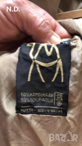 Дамско зимно вълнено/камширено бежево палто, размер М (44), снимка 3 - Палта, манта - 52754597