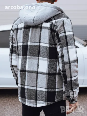 Мъжко яке с качулка, 3цвята , снимка 5 - Якета - 48269680