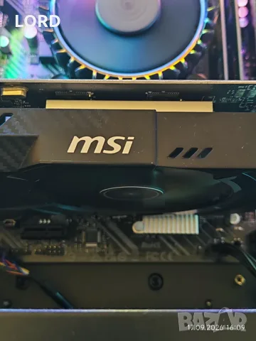 Видеокарта GTX 1050Ti 4GB Msi Aero , снимка 5 - Видеокарти - 56118442