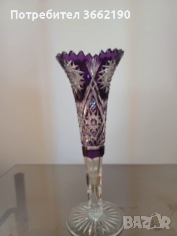 Кристална ваза Бохемия