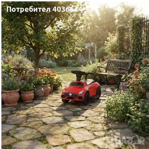 Детска кола за бутане с родителски контрол 2 в 1 – Светлини, звуци и педал за газ. САМО СЕГА. , снимка 2 - Детски велосипеди, триколки и коли - 55905238