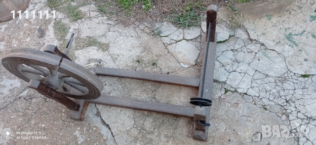 дървен чекрък, снимка 2 - Антикварни и старинни предмети - 52351298