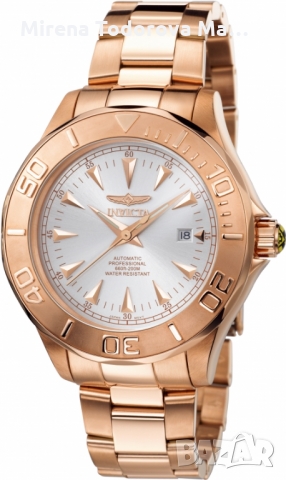 INVICTA Мъжки часовник Автоматичен, Модел 7111 розово злато, снимка 2 - Мъжки - 36070612