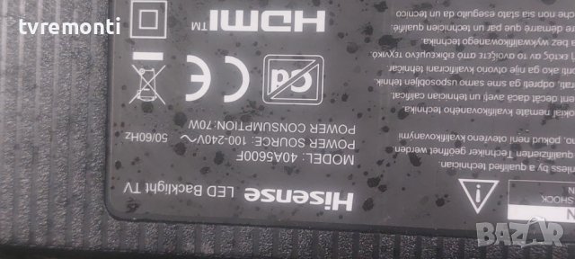 LED подсветка за дисплей JHD396X1F01 за телевизор HISENSE модел 40A5600F, снимка 4 - Части и Платки - 39308977