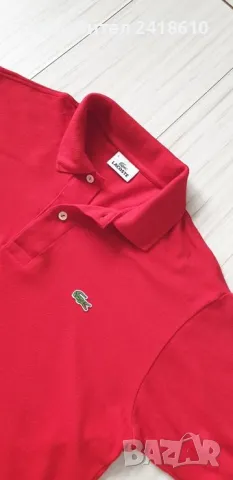Lacoste Pique Cotton Classic Fit Mens Size 4 - M НОВО! ОРИГИНАЛ! Мъжка Тениска!
