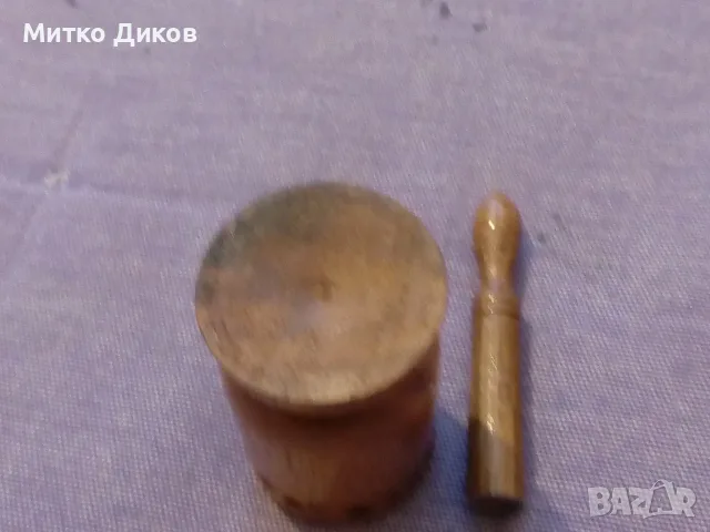 Мини хаван Н-50мм и фи 30мм като нов, снимка 6 - Декорация за дома - 55803999