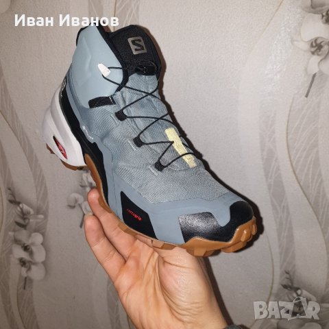 туристически обувки за бягане Salomon Cross Hike GTX GORE-TEX mid  номер 39-39,5, снимка 14 - Други - 38541421