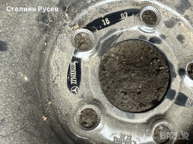 1 патерица / резервна джанта за mercedes w221 S class 5 x 112 / 19 цола  / Оригинален номер 22140002, снимка 6 - Гуми и джанти - 52377199