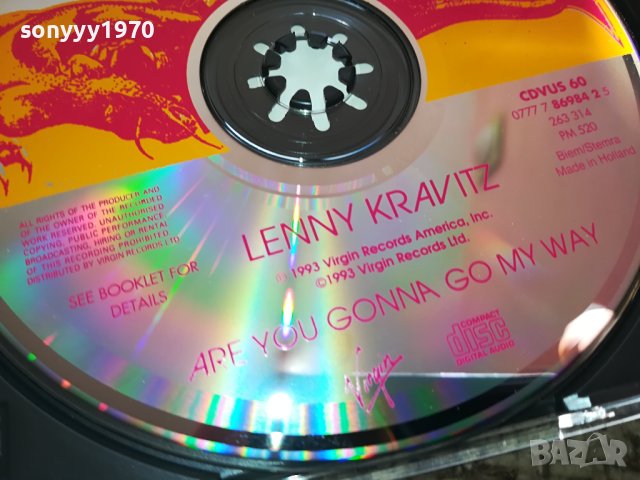LENNY KRAVITZ-ORIGINAL CD MADE IN HOLLAND 1602241529, снимка 8 - CD дискове - 44324559