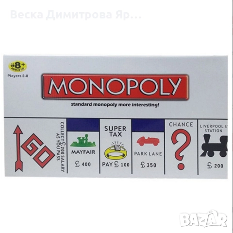 Забавна игра за цялото семейство Monopoly, снимка 2 - Образователни игри - 52671571