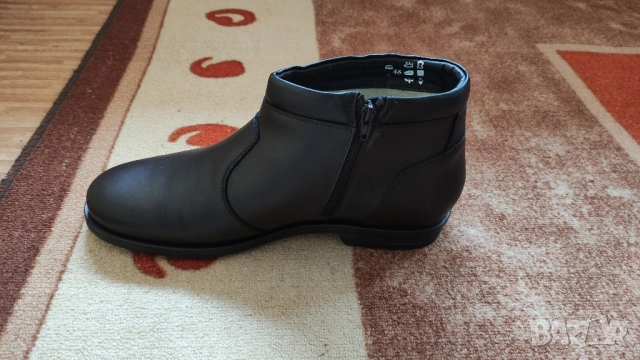 Стилни мъжки боти от естествена кожа!Номер-46, снимка 4 - Мъжки боти - 52680097