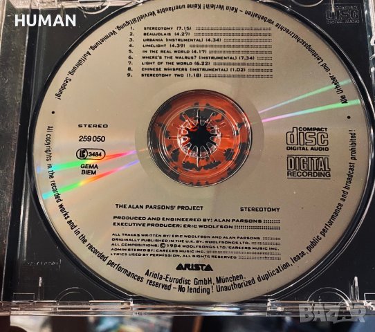 Alan Parsons,Electric Light Orchestra , снимка 8 - CD дискове - 41914504