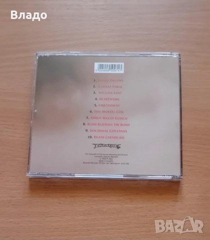 Метъл дискове Benediction, Carcass, Cradle of Filth, снимка 8 - CD дискове - 51859154