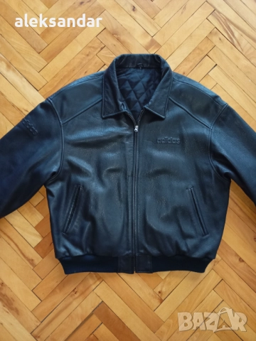 Adidas Кожено Яке , снимка 5 - Якета - 52098106
