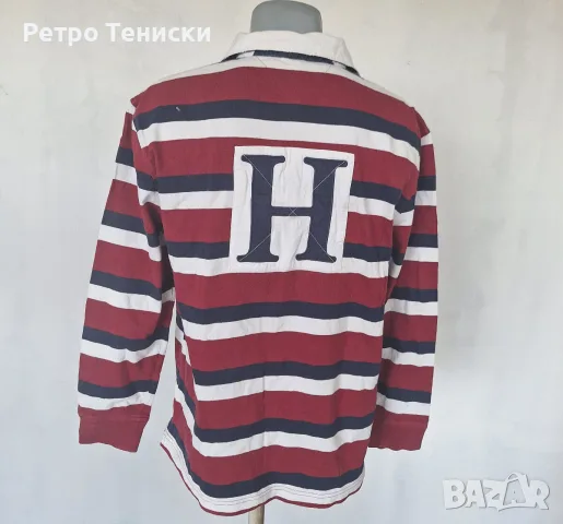 Поло тениска Tommy Hilfiger — Мъже размер L Червено, снимка 2 - Други спортове - 56314777