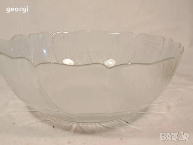 голяма стъклена купа фруктиера 21/2, снимка 2 - Аксесоари за кухня - 49155553