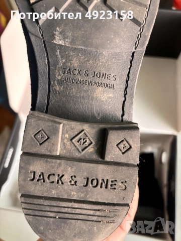 JACK & JONES ORIGINAL обувки 42 номер, снимка 5 - Официални обувки - 55740657