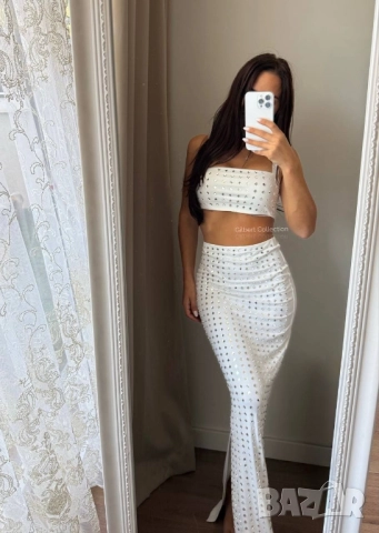 дамски комплект бюстие и пола , снимка 3 - Комплекти - 51618304