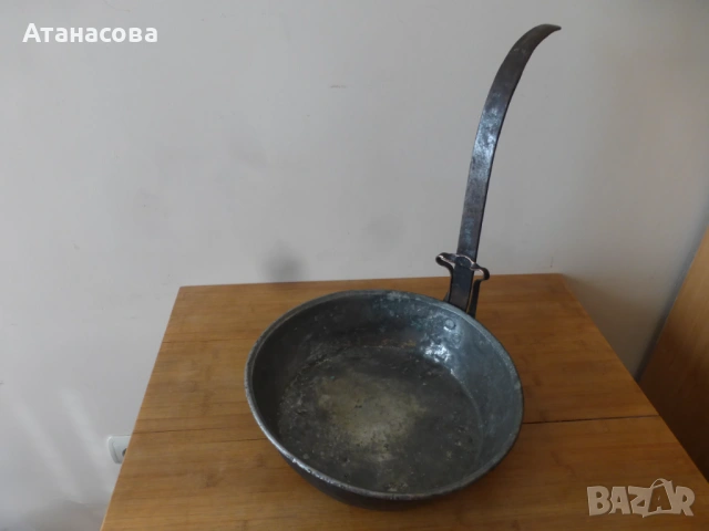 Стар меден тиган с надпис 1933 г, снимка 9 - Антикварни и старинни предмети - 53735868