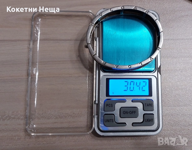 Дамска сребърна гривна Bvlgari 30гр, снимка 4 - Гривни - 53818448