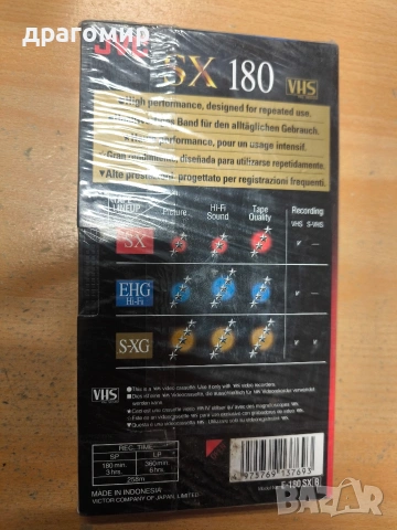 JVC VHS Cassette , снимка 2 - Камери - 53020815