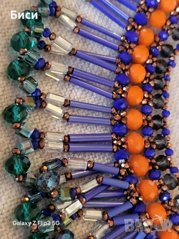 Max Mara/WEEKEND-оригинално колие от натурални камъни и сребро, снимка 9 - Колиета, медальони, синджири - 48778603