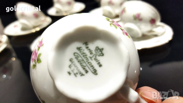 старинен немски порцелан чаши за кафе, снимка 10 - Антикварни и старинни предмети - 34571238