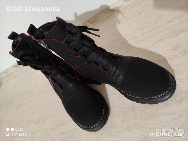 ❄️❄️ЗИМНИ❄️ МОДНИ Боти ТОПЛИ / НАБУК с Аксесоари + Подарък Аксесоар за Почистване , снимка 9 - Дамски боти - 39039713