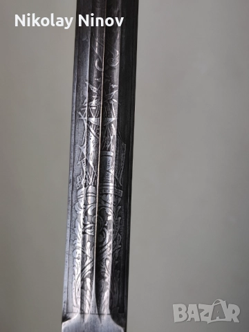 Немски офицерски кинжал  Kriegsmarine от WW2, снимка 4 - Антикварни и старинни предмети - 52433061