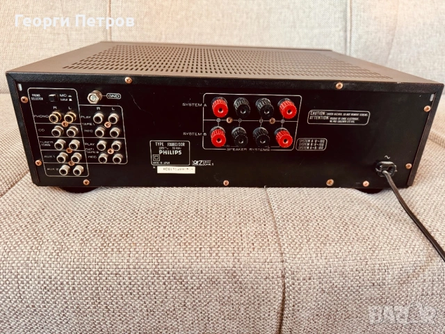 Усилвател Philips FA 880, снимка 6 - Ресийвъри, усилватели, смесителни пултове - 53833013