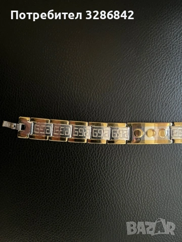 мъжка гривна от неръждаема стомана, снимка 3 - Гривни - 53595177