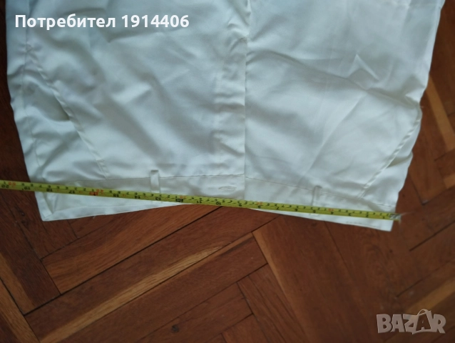 Мъжки бели къси панталони Талия - 48 см. Дълбочина - 35 см., снимка 4 - Панталони - 51870896