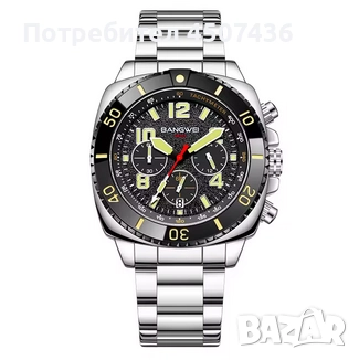 LIGE BANGWEI 2025 кварцов часовник,30M водоустойчив,светещ хронограф, снимка 7 - Мъжки - 52792555