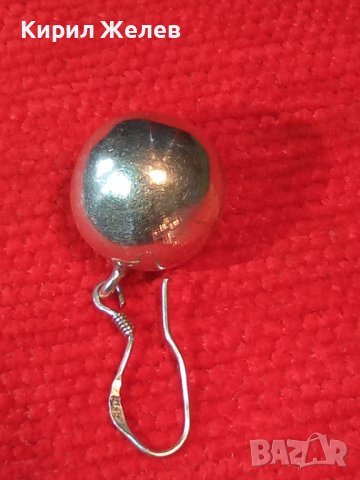 СТАРА СРЕБЪРНА КЛАСИЧЕСКИ РЕТРО СТИЛ ОБЕЦА ТОПЧЕ СРЕБРО 925 РЪЧНА ИЗРАБОТКА 22174, снимка 5 - Антикварни и старинни предмети - 40921147