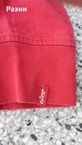Тениска с дълъг ръкав Levis Red Tab (M), снимка 6 - Блузи - 53845645