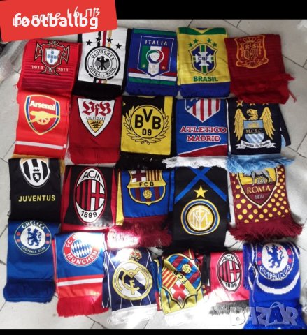 Шалове и шапки на различни футболни отбори , снимка 1 - Футбол - 38849900