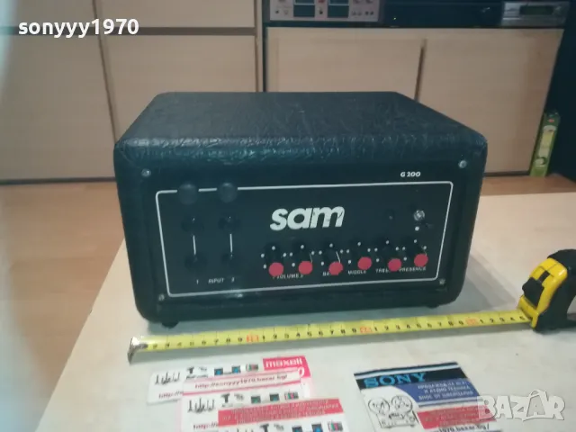 VINTAGE AMPLIFIER С ЯКИ ТРАНЗОВЕ ОТЗАД 0510241708, снимка 2 - Ресийвъри, усилватели, смесителни пултове - 47473349