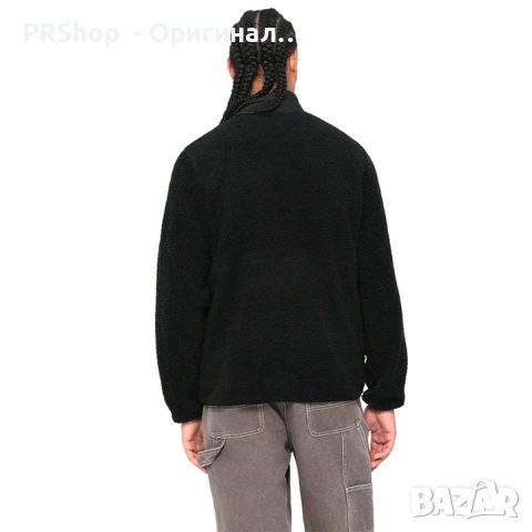 Мъжко поларено яке Reebok, черно, снимка 3 - Суичъри - 53622385