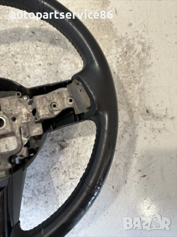 Волан черна кожа RHD за Mazda CX-7 2.3t (2011) , снимка 2 - Части - 53639346