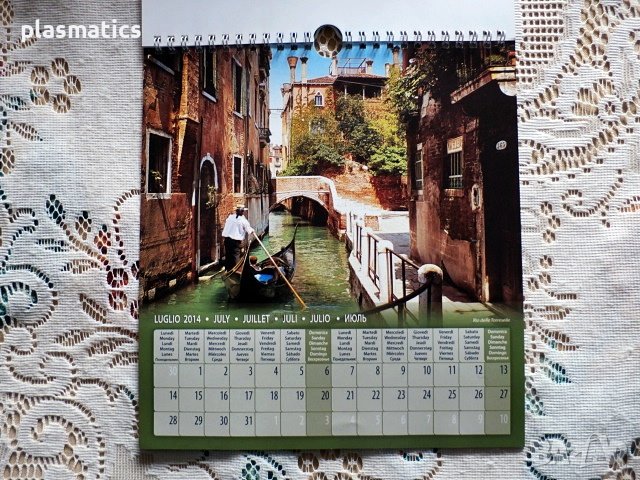 Италиански календар, снимка 8 - Колекции - 39661259