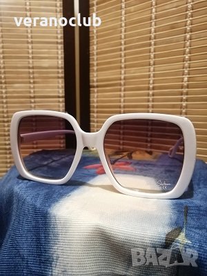 Слънчеви Очила с бели рамки