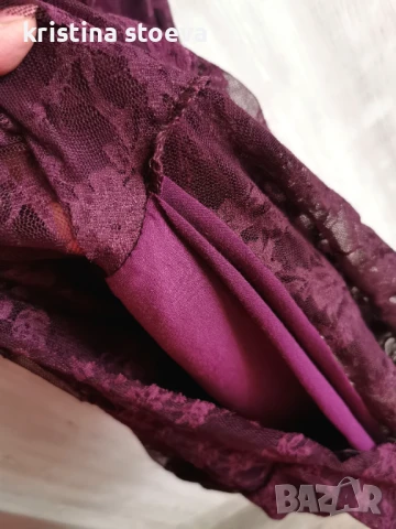 Асиметрична дантелена рокля, снимка 2 - Рокли - 51051831