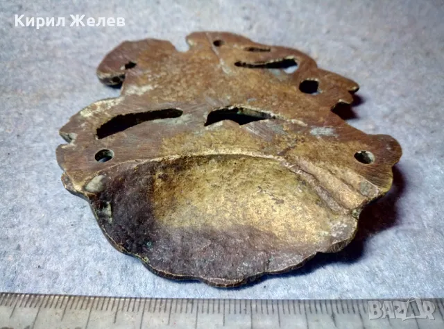 Стар БРОНЗОВ БАРЕЛЕФ РИЦАР КОННИК МЕТАЛНА АРТ АПЛИКАЦИЯ За ВРАТА Или ДРУГАДЕ 47797, снимка 5 - Антикварни и старинни предмети - 47615901