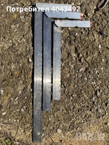 Индустриални линийки от неръждаема стомана с 90 градуса ъгъл - многофункционален 