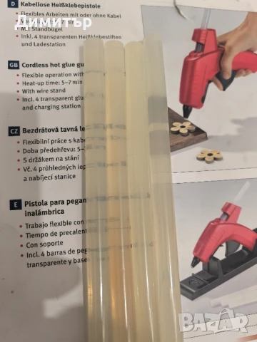 Електрически пистолет за силикон, снимка 3 - Други инструменти - 51205948