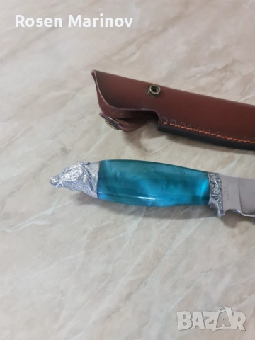 Ръчно изработен нож от стомана 65×13 инструментална скалпелна стомана руска ножът е закален на 56 / , снимка 15 - Ножове - 53174561