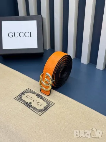 колани от естествена кожа в кутия gucci 3см, снимка 7 - Колани - 50406919